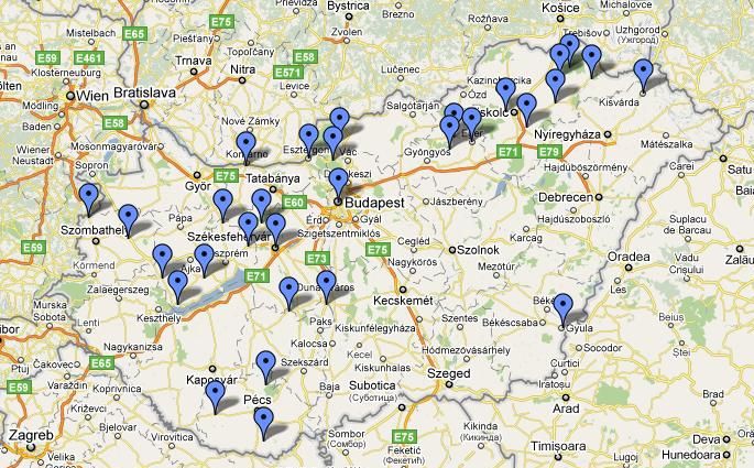 magyarország várai térkép Egy hétvége a magyar várak közt   Onroad.hu   Magyarország egyik  magyarország várai térkép