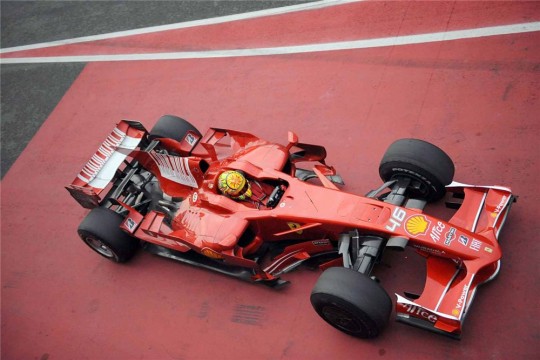 Rossi a 2008-as Ferrariban (galéria nyílik)