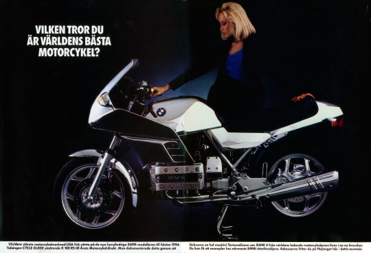 (14) 1985 - Kétoldalas hirdetés a svéd Bike magazinban: „Mit gondol, melyik a világ legjobb motorja?”