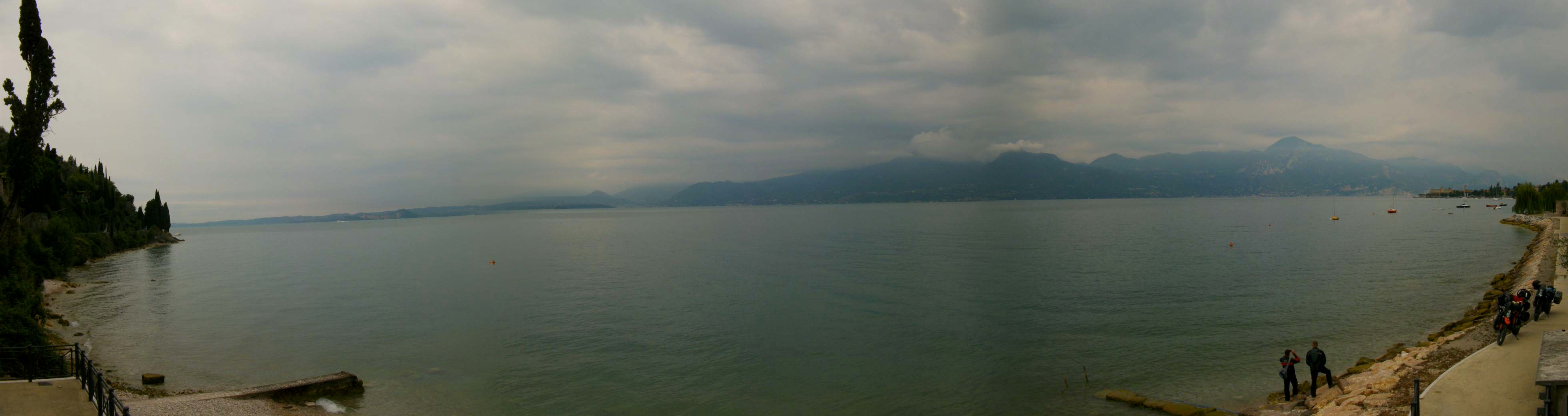 Panoráma a Garda tó mellett