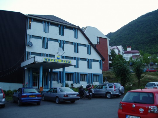 A Hotel Piva Pluzine-ban