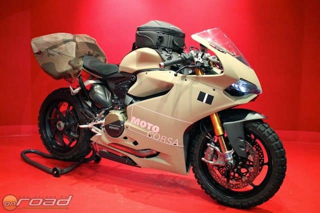A Moto Corsa Terracorsa nevű szörnyetege jobban felkészült a laza talaj leküzdésére
