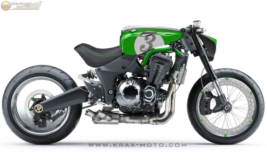 Kawasaki Z1000 Custom - itt is elszabadult a fantázia