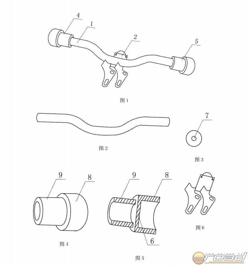 A motoros lökhárító szabadalmi rajza
