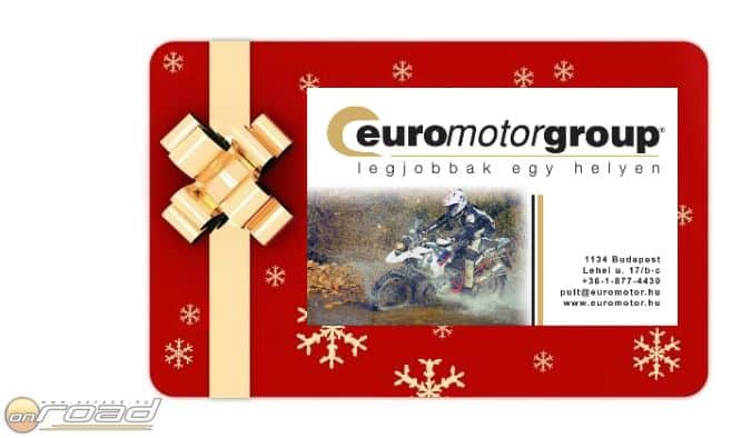 Amennyiben nincs konkrét ötleted, egy EuroMotor ajándékkártya biztos hogy hasznos örömszerzés lesz
