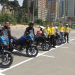 Útvonalbiztosítás Baku túra Onroad 20150609_Motorátvétel