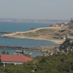 Útvonalbiztosítás Baku túra Onroad 20150611_A Kaszpi tenger partja