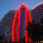 Útvonalbiztosítás Baku túra Onroad 20150611_A szálloda este