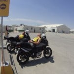 Útvonalbiztosítás Baku túra Onroad 20150613_Így pihennek az UBE motorosok