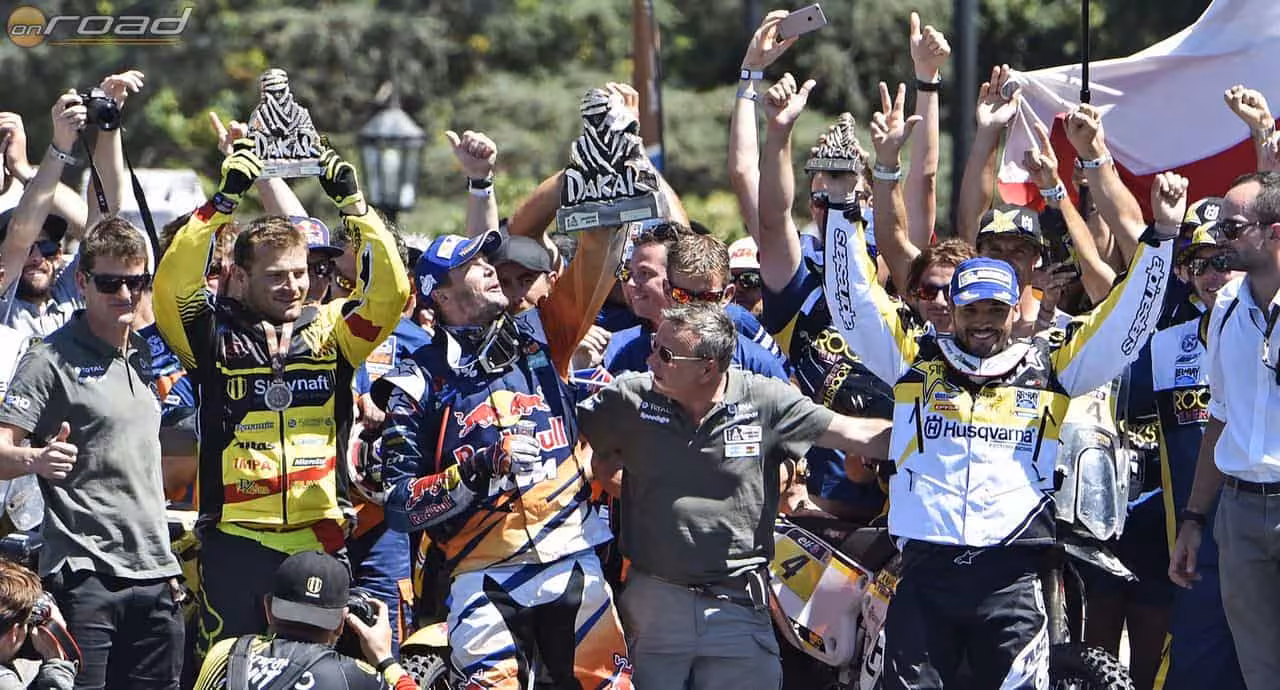 A 2016-os Dakar Rally dobogósai