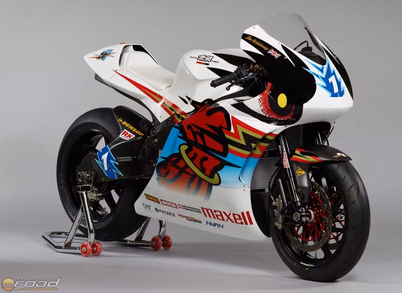 Mugen Shinden Yon, az aktuális TT Zero bajnok motor