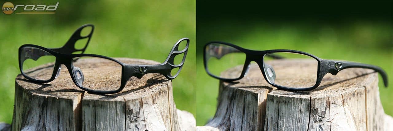 Normál dioptriás szemüvegként is elérhető bukósisakos- és utcai szárral