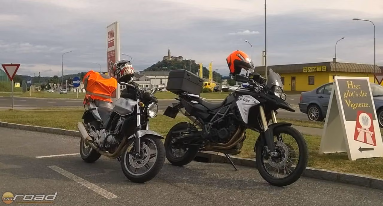 Az első napi pontőri pozíciónkra érve - innen már csak 47 kilométer volt Szombathely