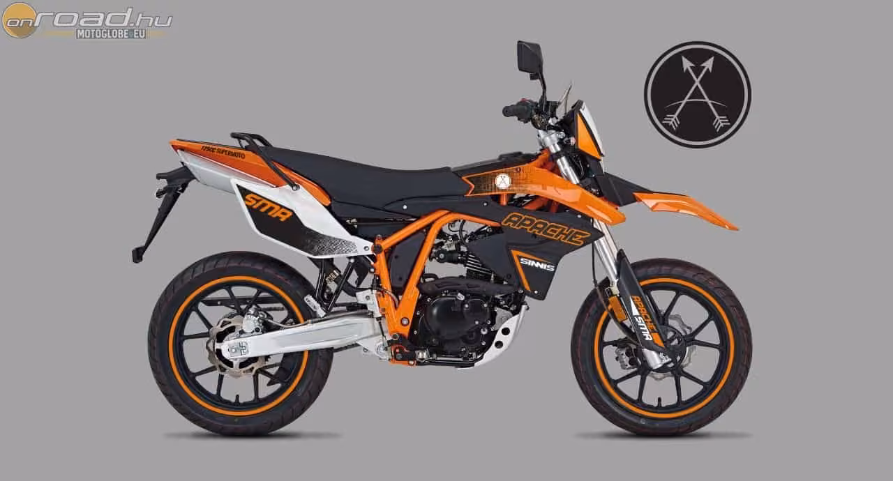 Még pofásabb jóáras supermoto: Sinnis Apache SMR Még pofásabb jóáras supermoto: Sinnis Apache SMR