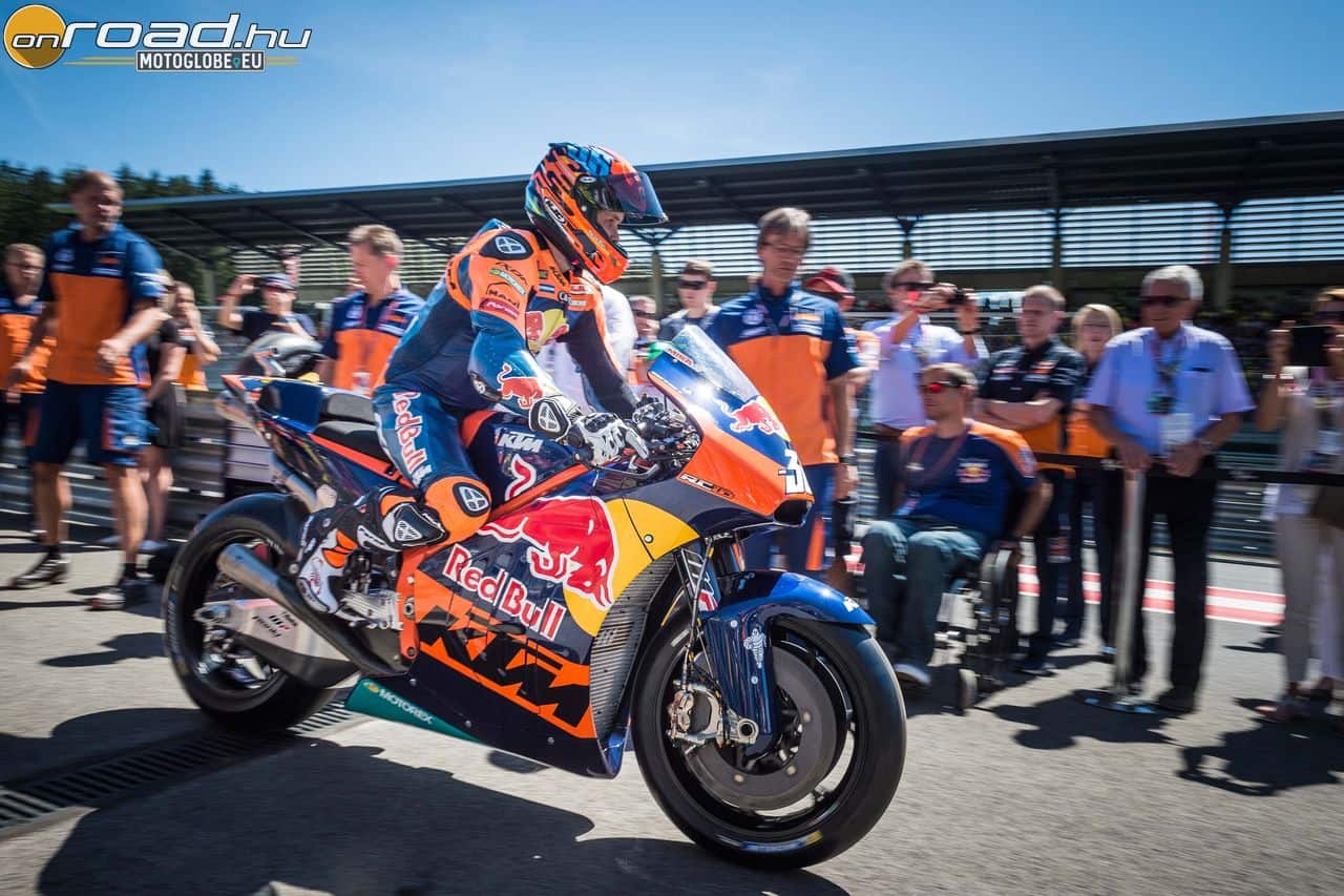 A kiindulási alap: KTM RC16 MotoGP versenygép