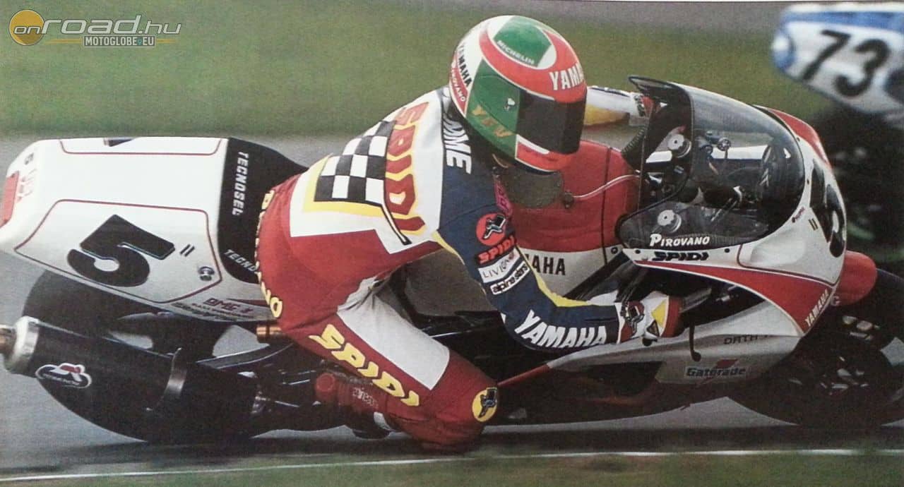 Fabrizio Pirovano réges-régen, verseny közben