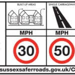 Speed limits sticker 2015