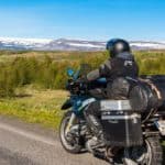 Biker-on-road-Iceland