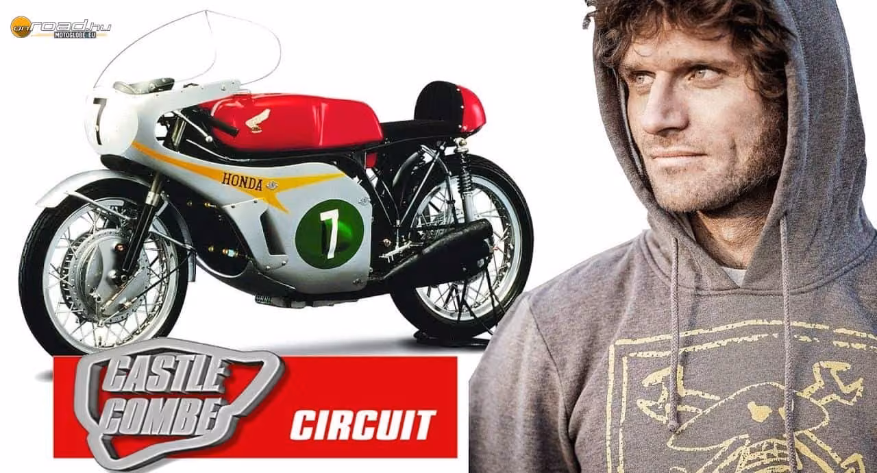 Guy Martin egy 1967-es RC174-gyel hasít szabadidejében Guy Martin egy 1967-es RC174-gyel hasít szabadidejében