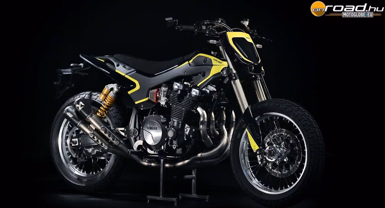 Valetino Rossi különleges ajándékot kapott: lencsevégen a Yamaha XJR1300 Flat Tracker Valetino Rossi különleges ajándékot kapott: lencsevégen a Yamaha XJR1300 Flat Tracker