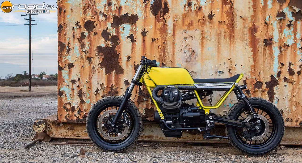 Ilyen, amikor egy nevenincs cég épít át egy Moto Guzzi V9-et Ilyen, amikor egy nevenincs cég épít át egy Moto Guzzi V9-et