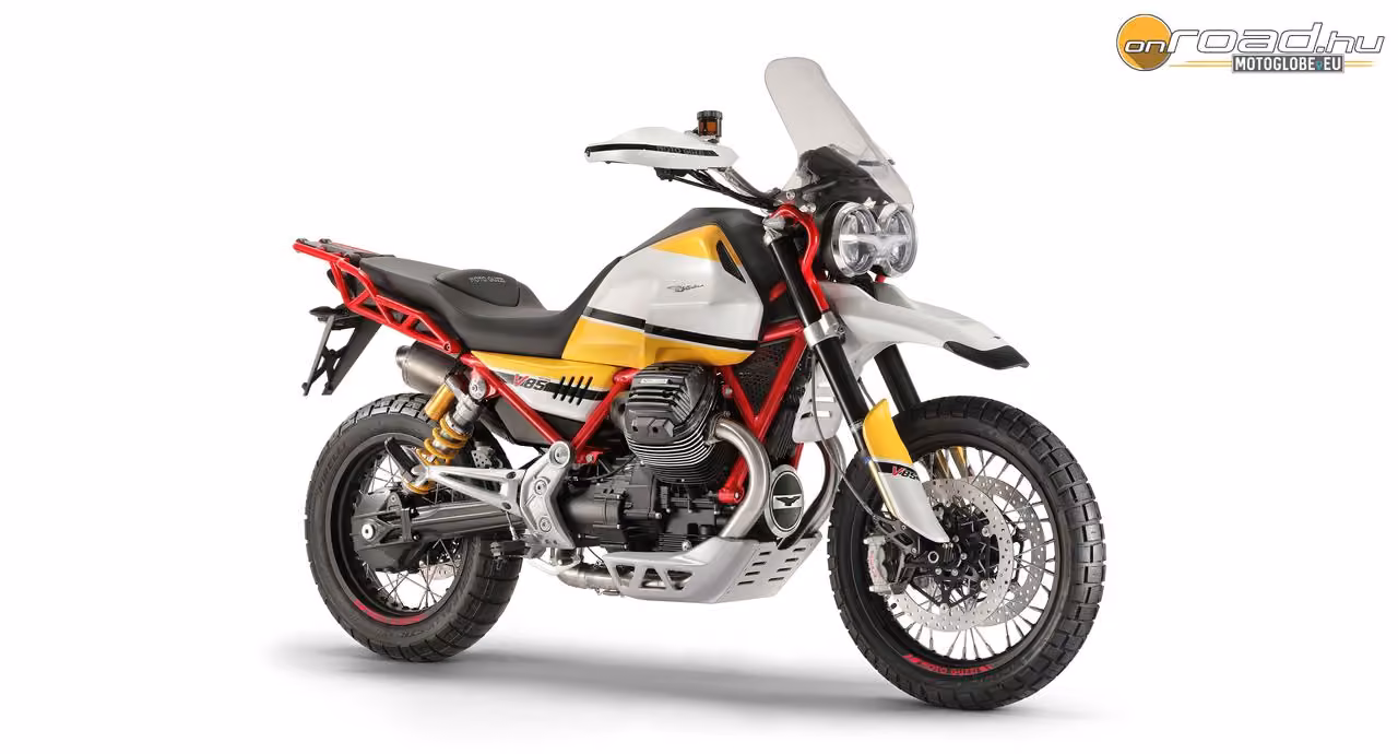 Lego motor teljes életnagyságban: Moto Guzzi V85 Enduro Lego motor teljes életnagyságban: Moto Guzzi V85 Enduro