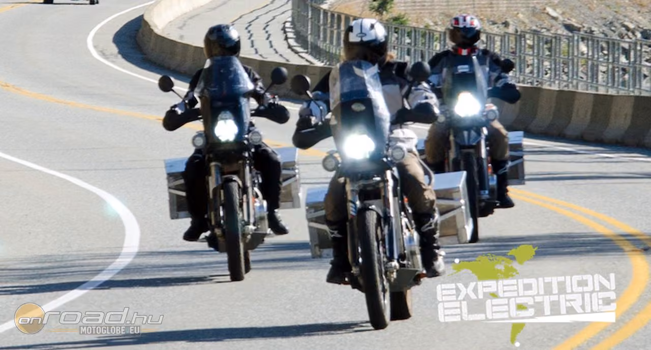 Gigatúra Amerikán át elektromos KTM motorokkal