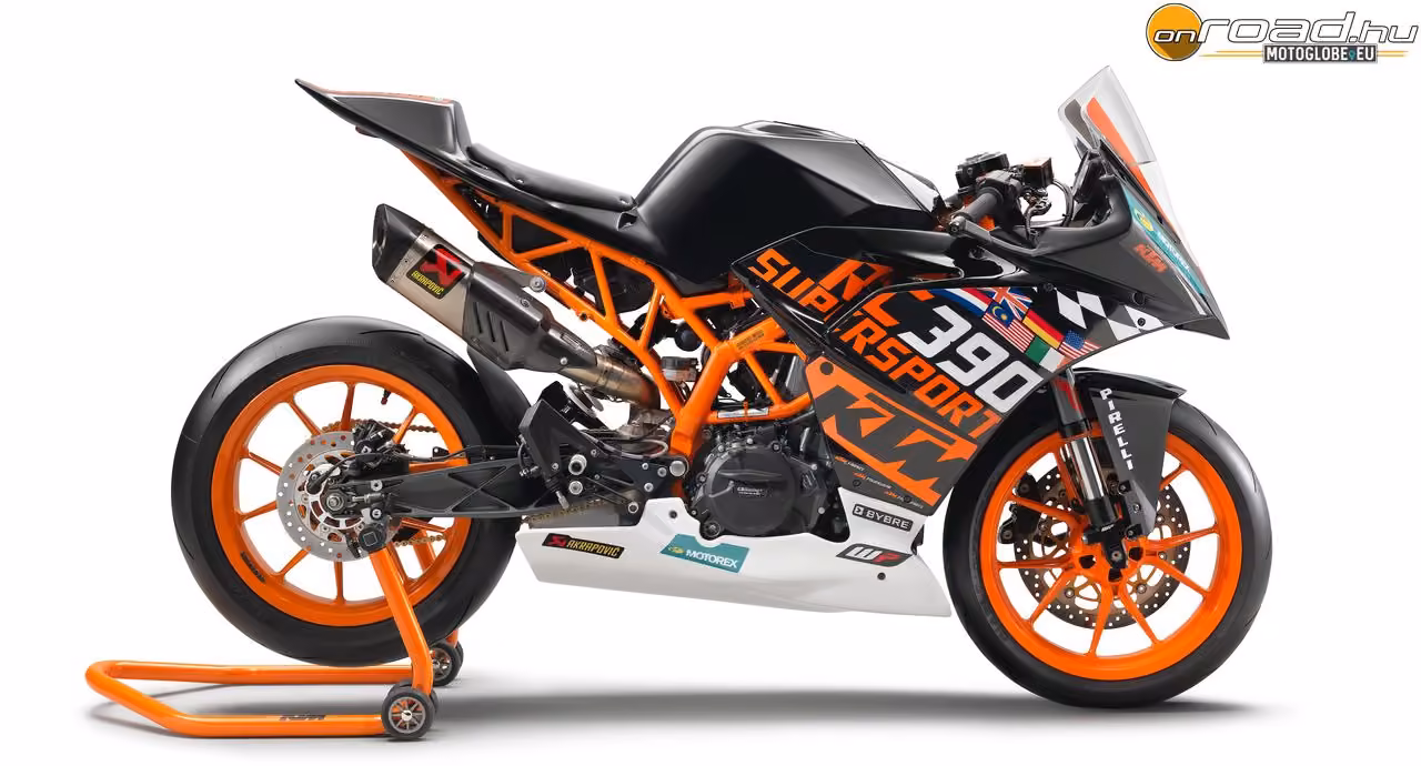 A KTM bemutatta a legkisebb versenymotorját, a 2018-as RC390R-t A KTM bemutatta a legkisebb versenymotorját, a 2018-as RC390R-t