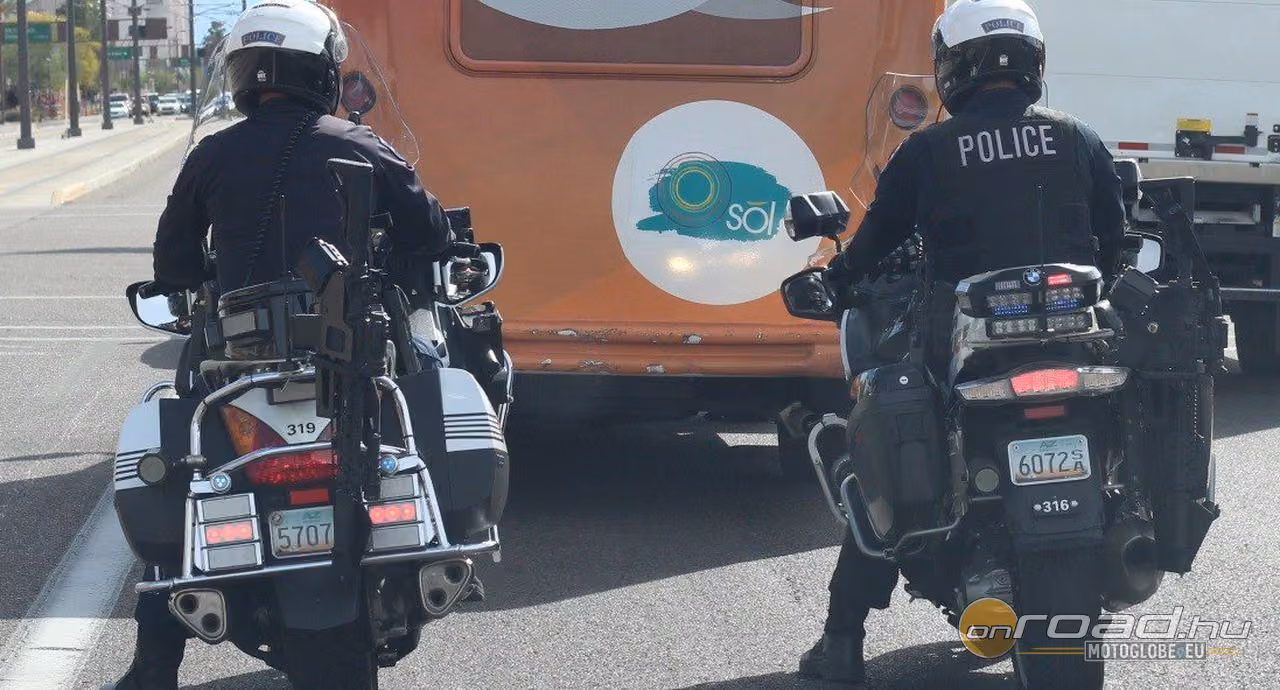 Az arizónai rendőrség kitalálta a motorra való legvadabb kiegészítőt Az arizónai rendőrség kitalálta a motorra való legvadabb kiegészítőt