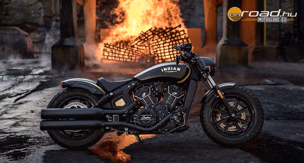 Indian Scout Bobber Jack Daniel’s kivitelben Indian Scout Bobber Jack Daniel’s kivitelben