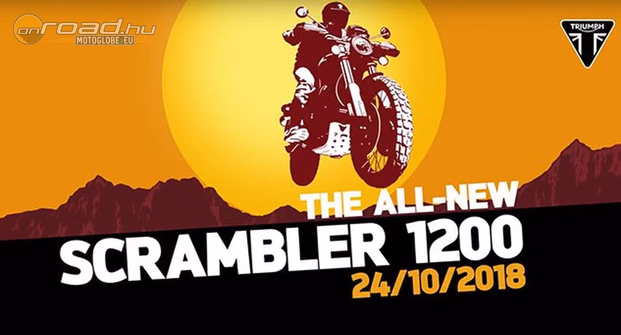Októberben jön az új 1200-es Triumph Scrambler