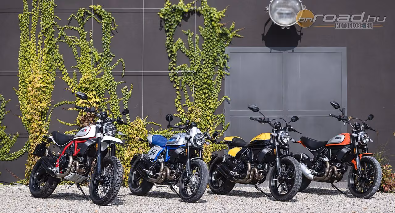 Új Ducati Scrambler Full Throttle, Cafe Racer és Desert Sled mutatkozott be az Intermoton
