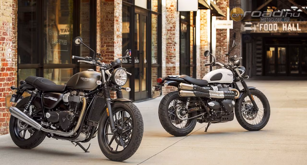 Erősebb lett a 900-as Triumph Street Twin és a Street Scrambler Erősebb lett a 900-as Triumph Street Twin és a Street Scrambler