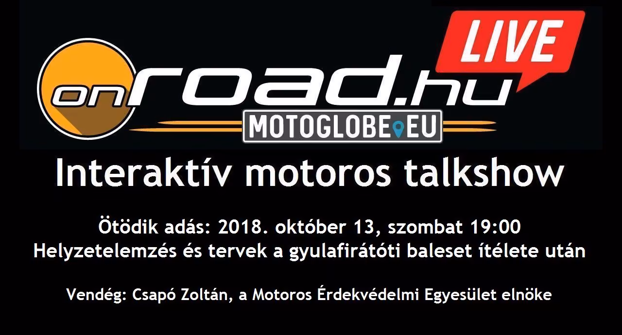 Onroad.hu LIVE: értékelés és tervek a gyulafirátóti ítélet után Onroad.hu LIVE: értékelés és tervek a gyulafirátóti ítélet után