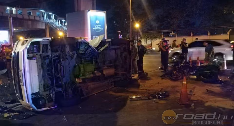 Két magyar motoros szenvedett halálos balesetet Bangkokban