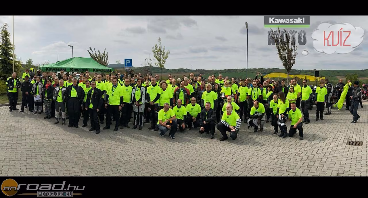 Hihetetlen összeg gyűlt össze a Kawasaki motoKvíz túráján Hihetetlen összeg gyűlt össze a Kawasaki motoKvíz túráján