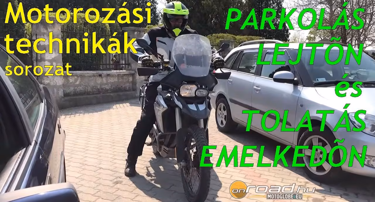Motorozási technikák sorozat, 16. rész: „tolatás” motorral Motorozási technikák sorozat, 16. rész: „tolatás” motorral
