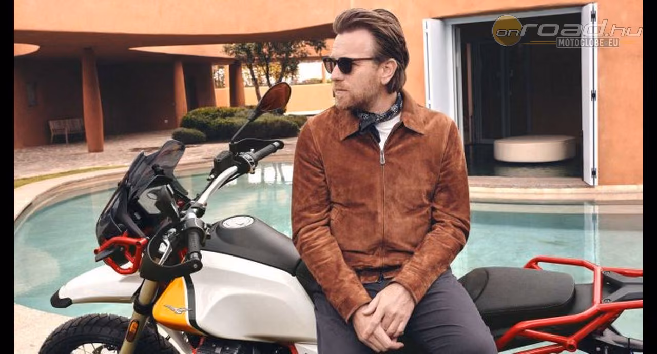 Ewan McGregor szereti az új Moto Guzzi V85 TT-t Ewan McGregor szereti az új Moto Guzzi V85 TT-t