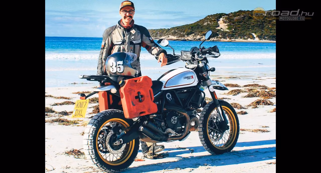 Ellopták egy fiatal világkörüli utazó Ducati Scrambler motorját Ellopták egy fiatal világkörüli utazó Ducati Scrambler motorját