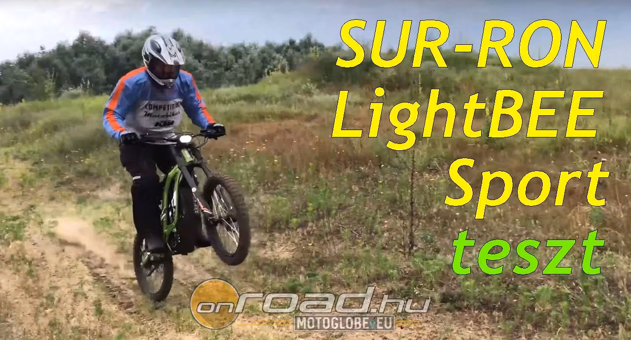Egy új dimenzió: SUR-RON LightBEE elektromos enduro teszt Egy új dimenzió: SUR-RON LightBEE elektromos enduro teszt