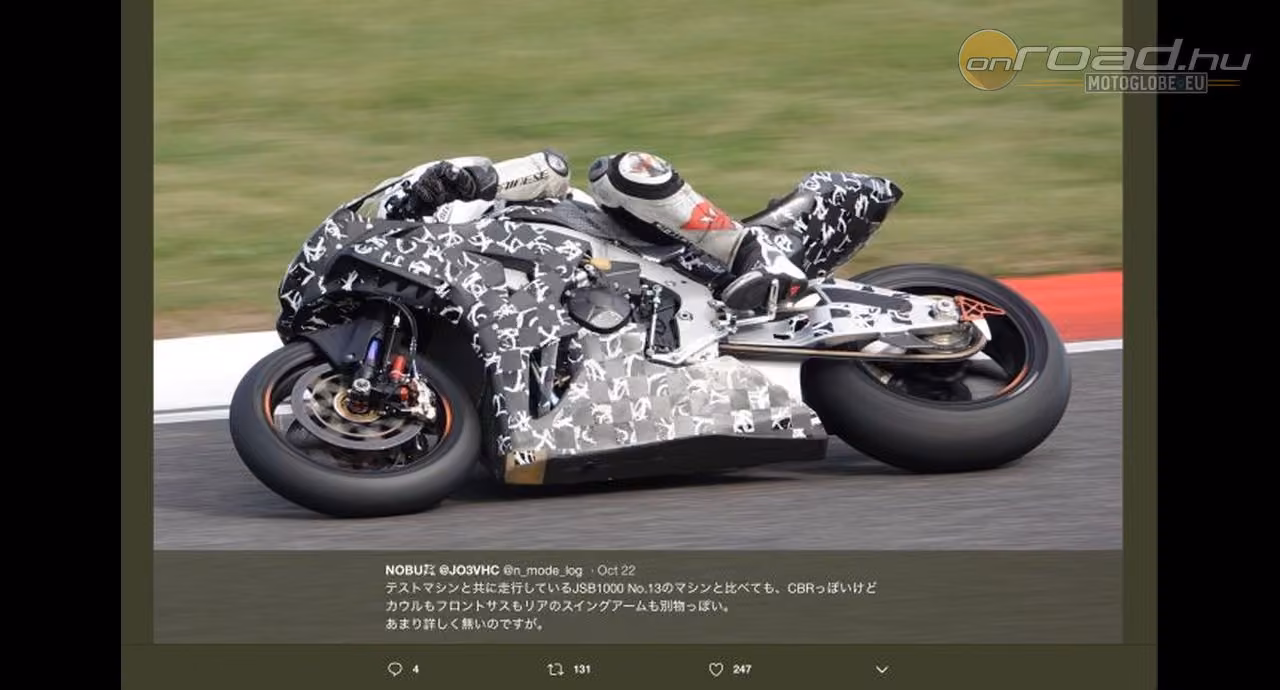 Kémfotón a 2020-as Honda CBR1000RR