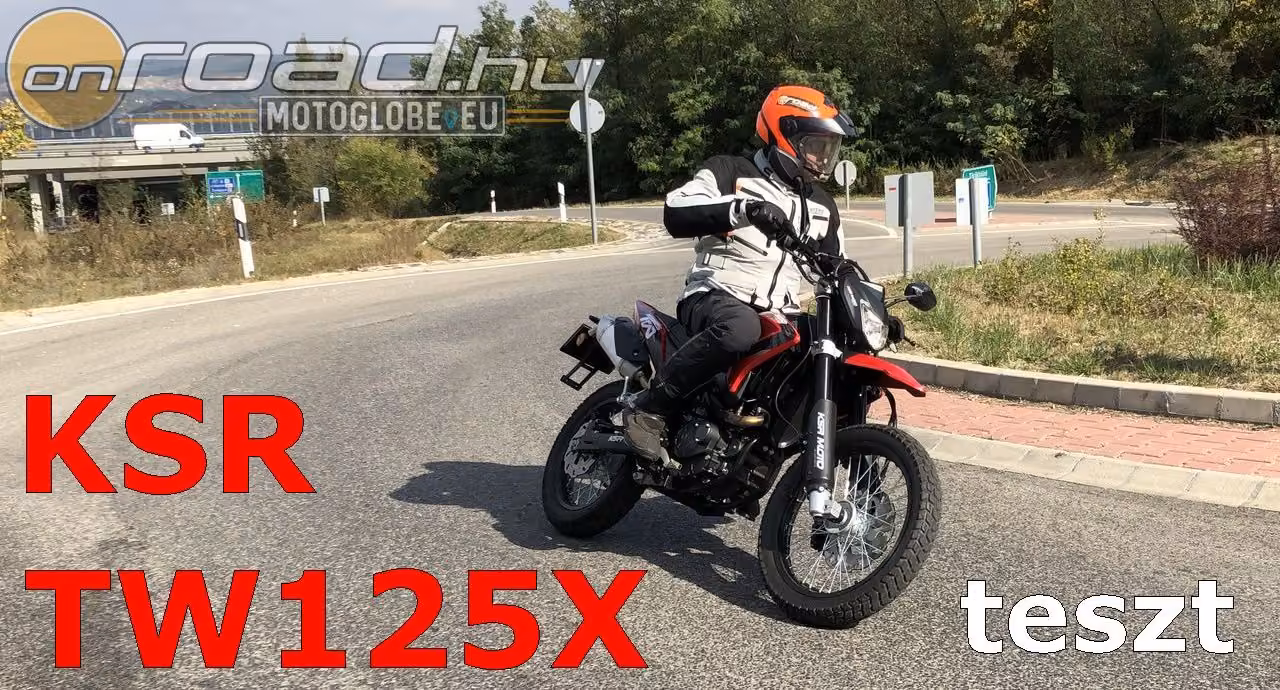 A tinédzser álmok netovábbja: KSR MOTO TW125X teszt A tinédzser álmok netovábbja: KSR MOTO TW125X teszt