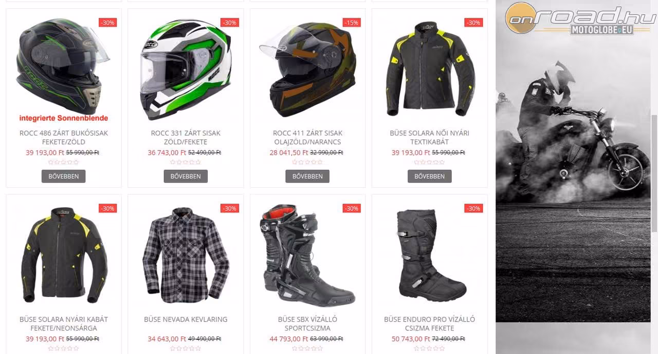 Indul a szezon végi készletkisöprés a Motocity-ben