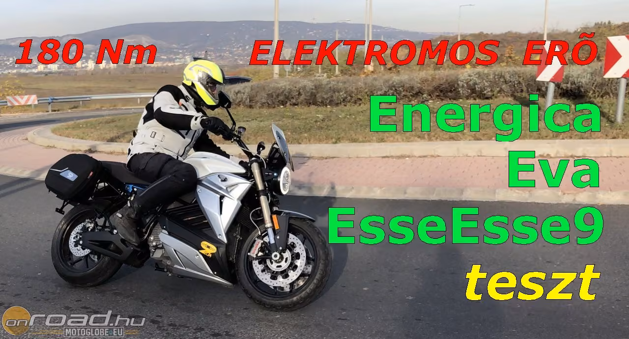 Néma és lassú? A nagy túrót! Energica Eva EsseEsse9 teszt