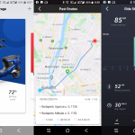A mobilos alkalmazás mutat mindent: a járműveink helyét, útvonalait, napi statisztikákat – és sok egyebet!