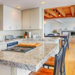Vashon, Washington, USA,Countertops and cabinets in modern kitchen