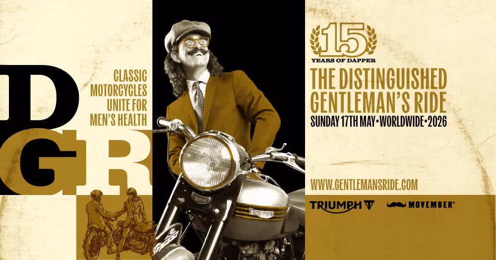 ELMARAD / Motor, öltöny, küldetés – Distinguished Gentleman’s Ride 2026 ELMARAD / Motor, öltöny, küldetés – Distinguished Gentleman’s Ride 2026