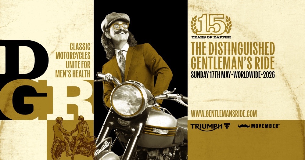 Motor, öltöny, küldetés – Distinguished Gentleman’s Ride 2026