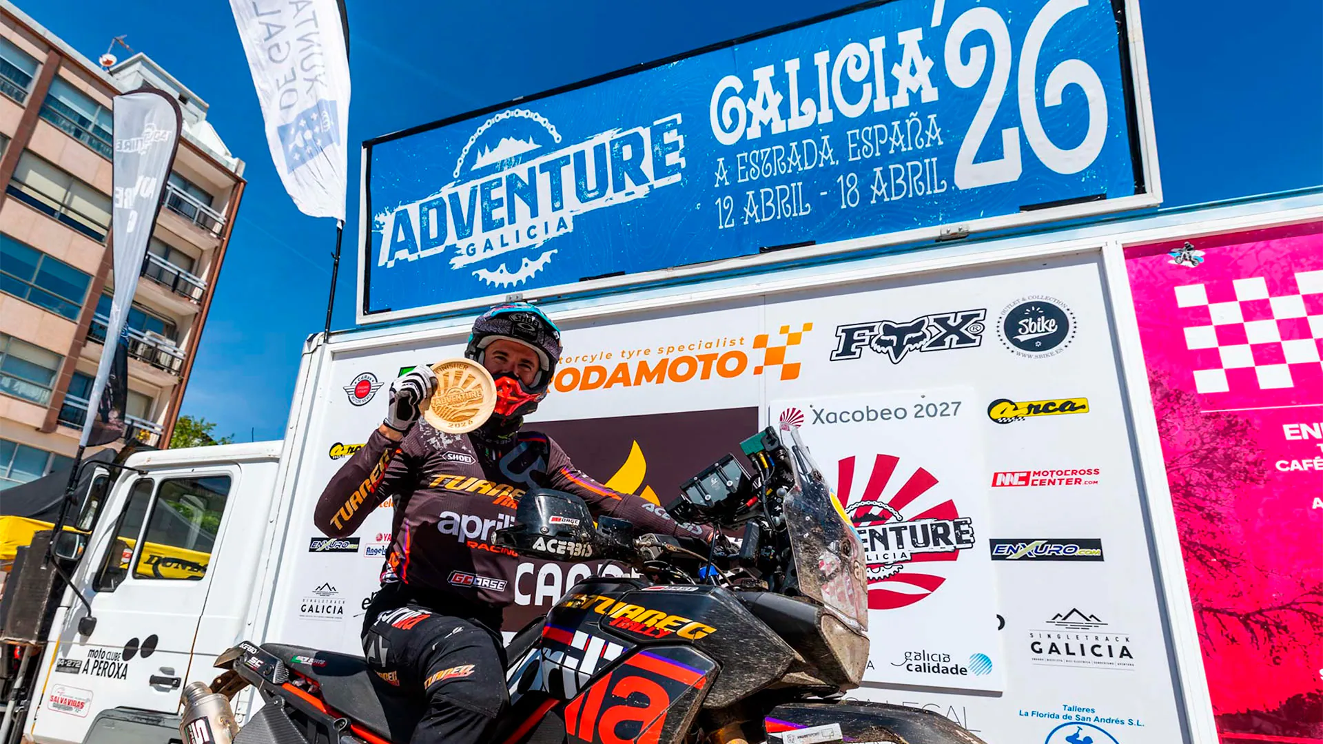 Dupla győzelem Európában: az Aprilia Tuareg Racing uralta a TT Rally Cup nyitófutamát