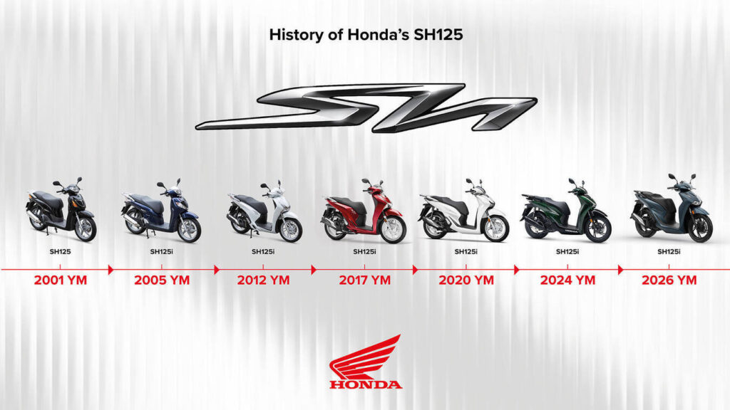 A Honda márványba faragta az SH125i robogóját